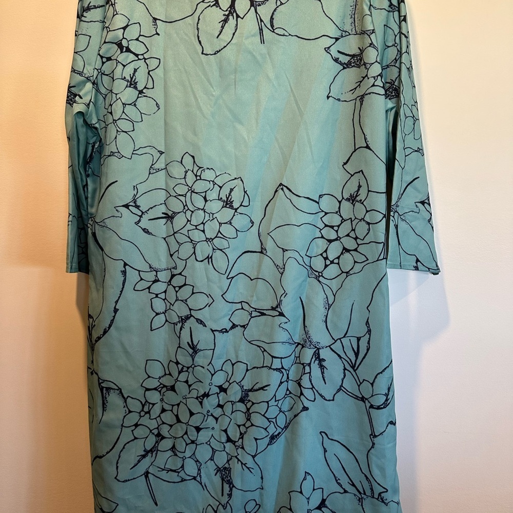 Floral Teal Dress